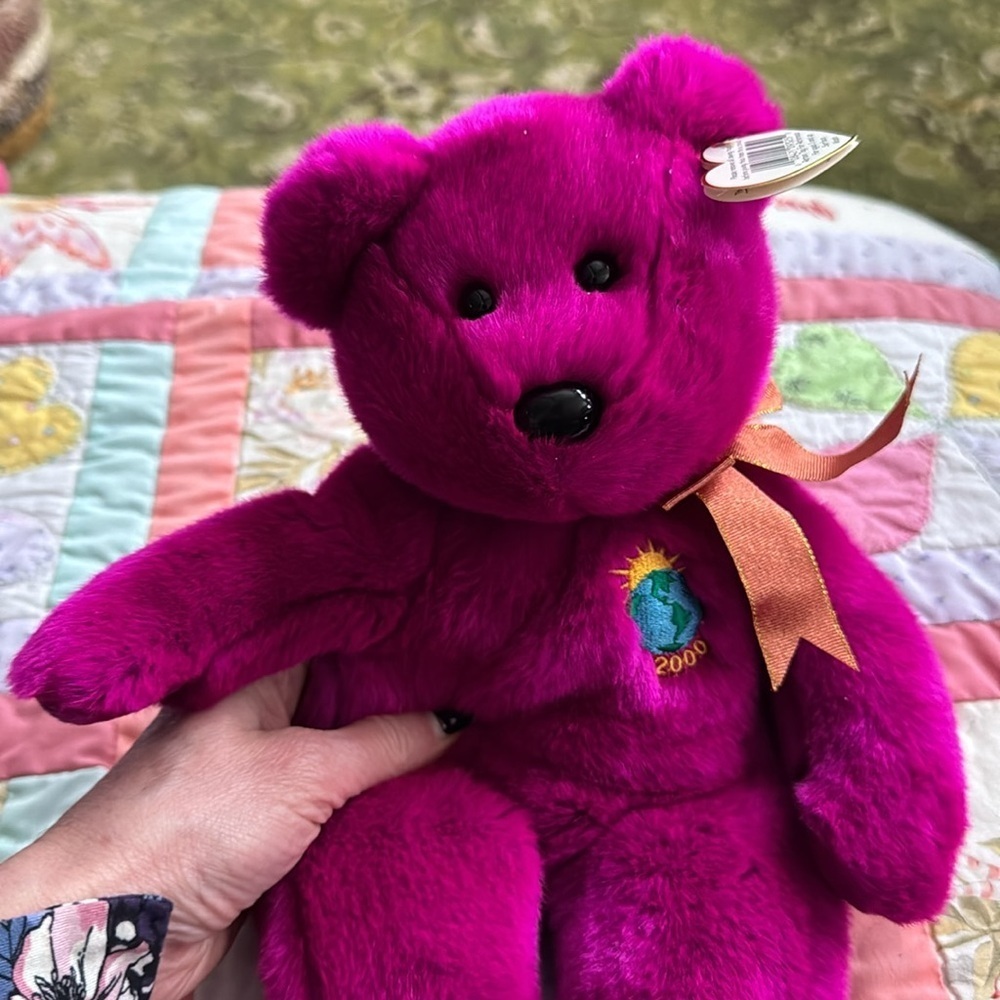 Ty Beanie Buddies Collection 2000 Millenium Bear - Picture 2 of 9